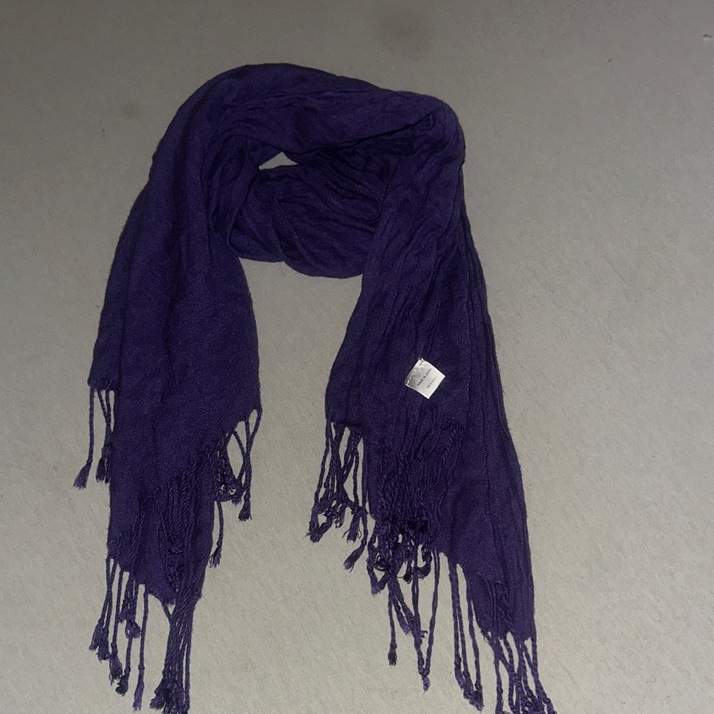 Unisex Elegant Purple Scarf.